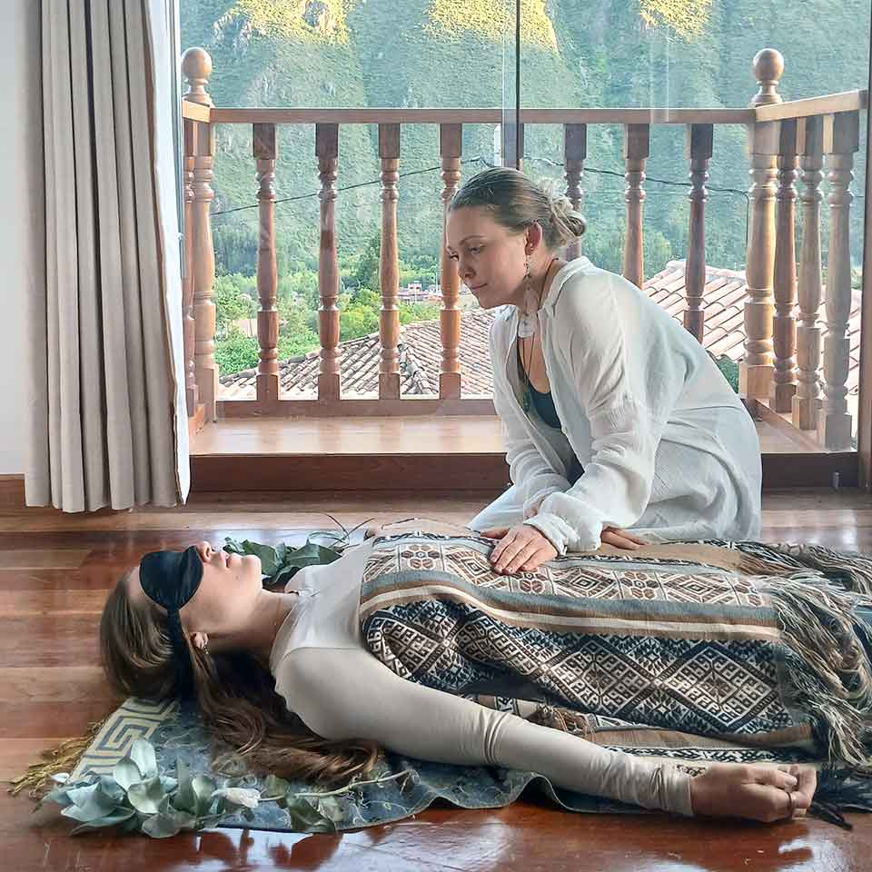 image of a breathwork session