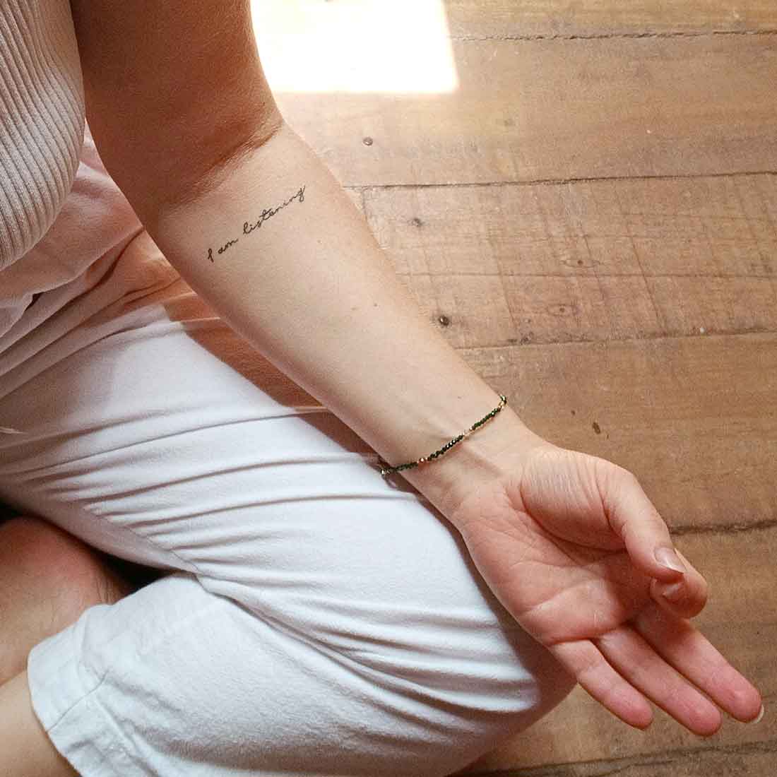 picture of Sarah demonstrating gyan mudra